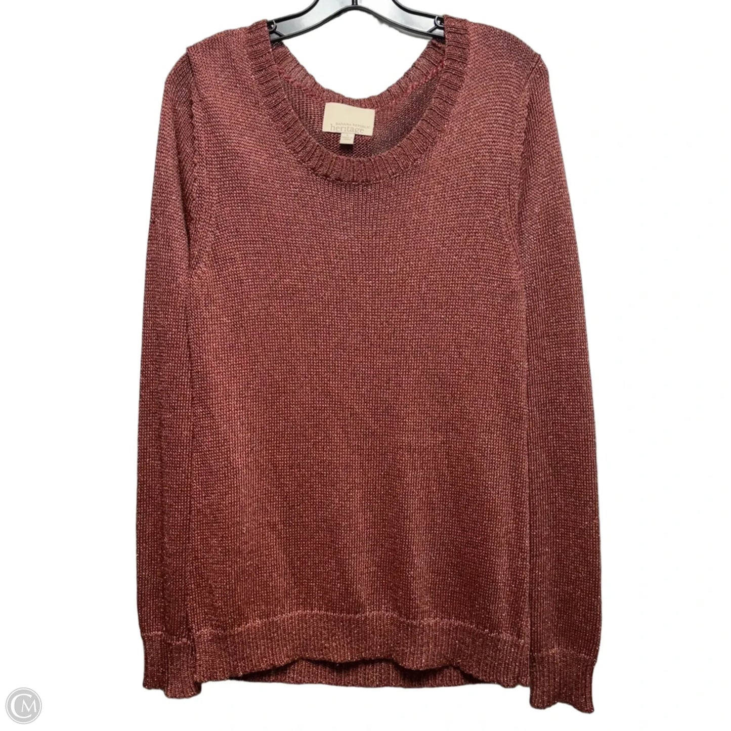 Sweater By Banana Republic In Bronze, Size: L