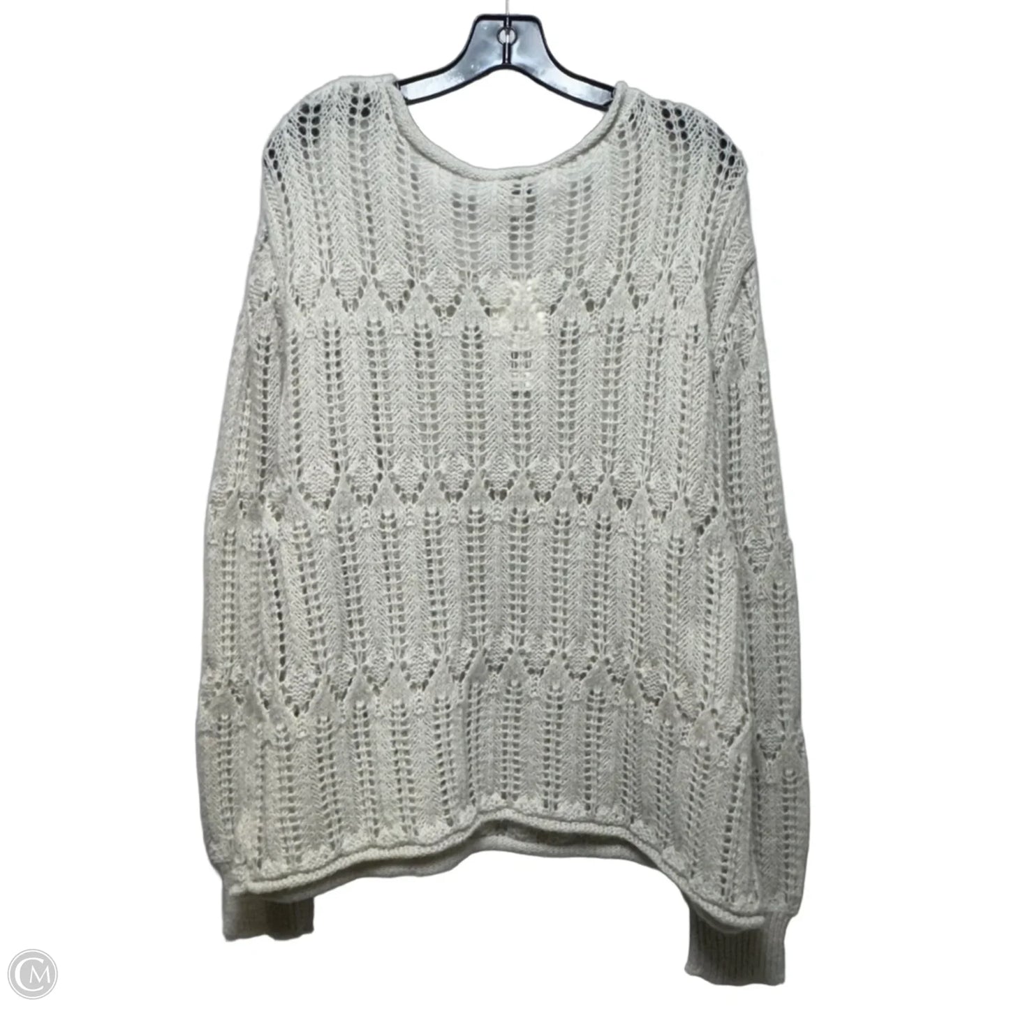 Sweater By Wonderly In Cream, Size: Xxl