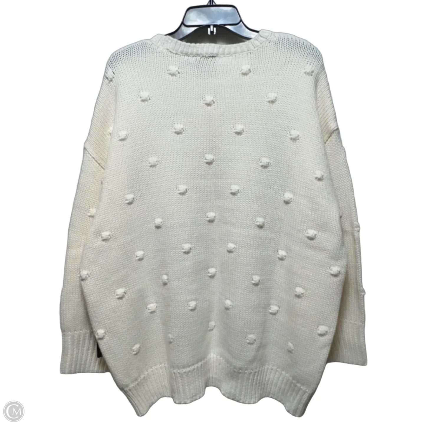 Sweater By Cyrus In Cream, Size: 2x