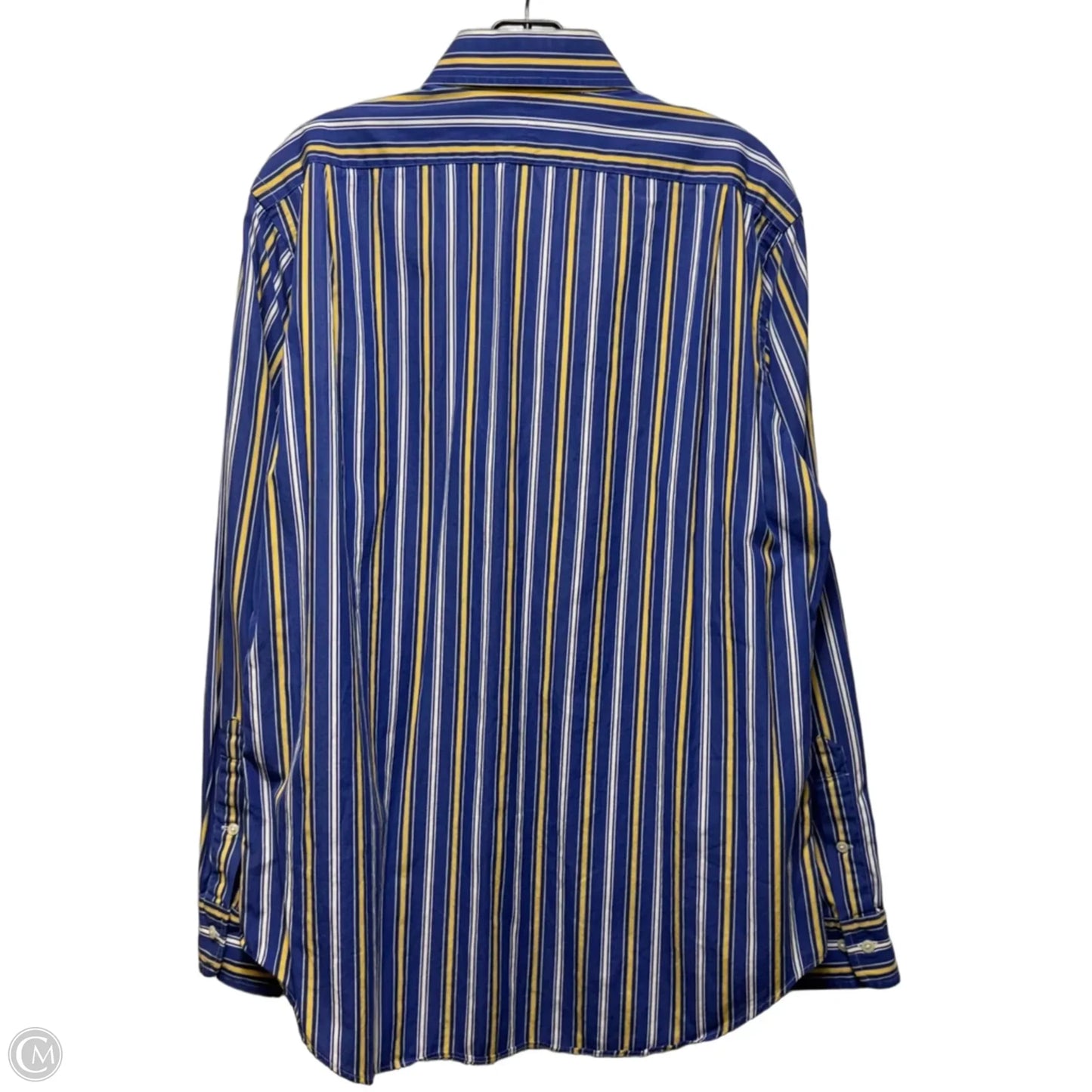 Top Long Sleeve By Polo Ralph Lauren In Striped Pattern, Size: 16