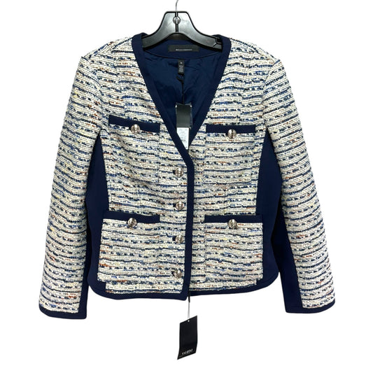 Blazer By White House Black Market In Blue & Cream, Size: L