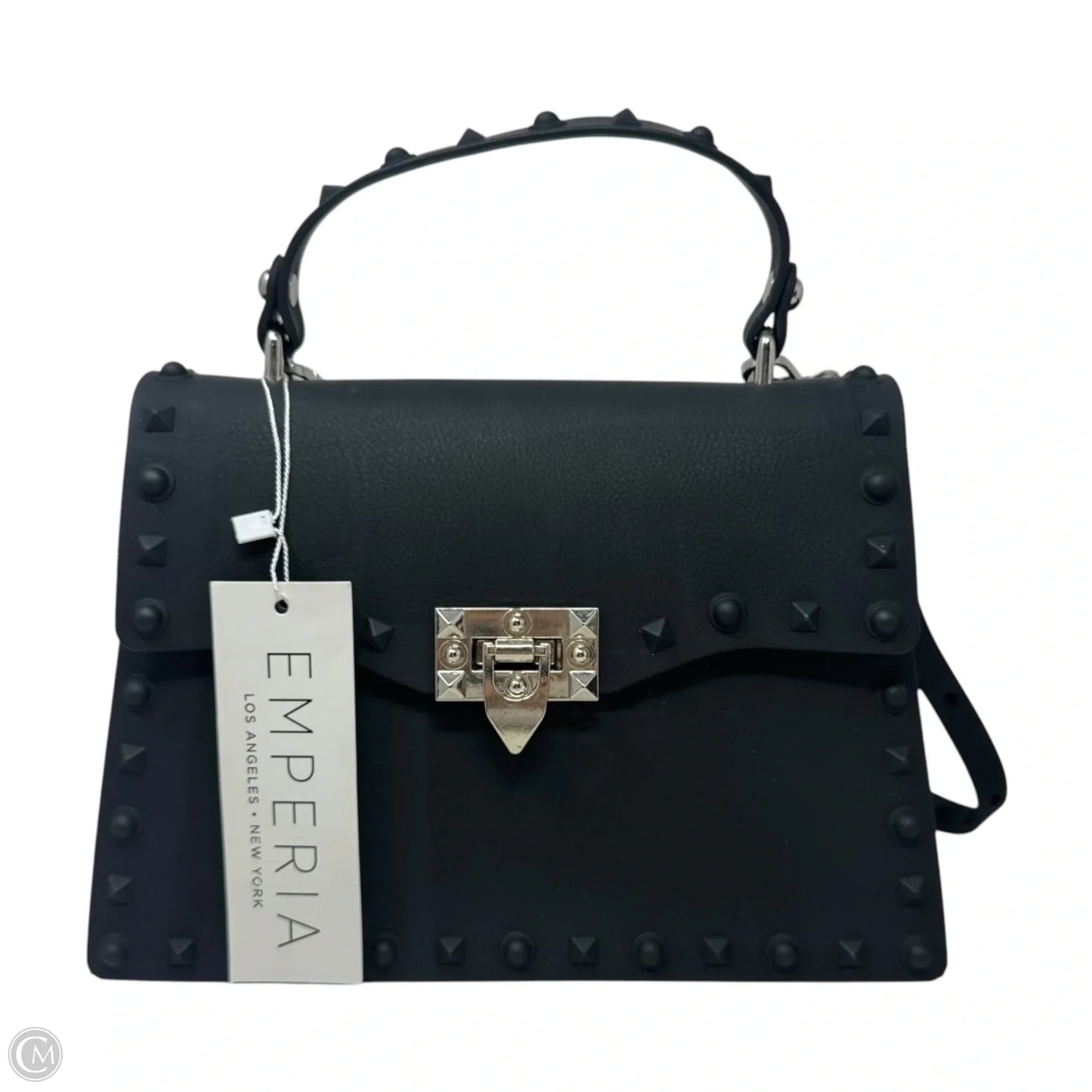 Studded Vegan Handbag By Emperia, Size: Small