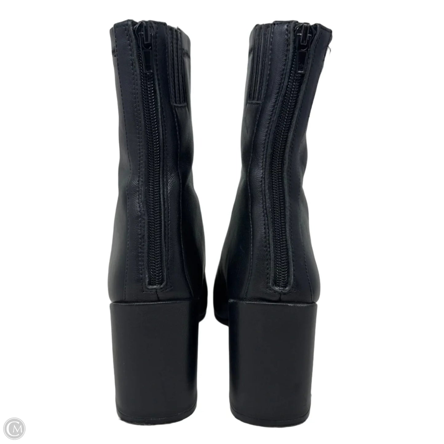 Boots Leather By Aqua In Black, Size: 8.5