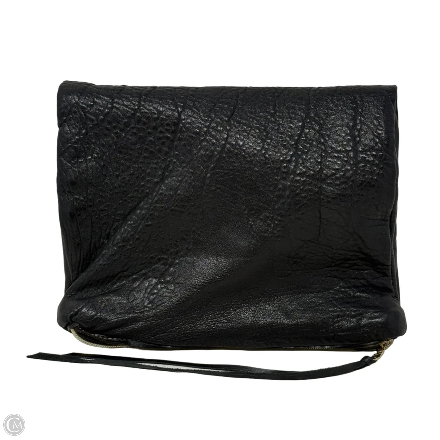 Leather Foldover Clutch By Bute, Size: Large