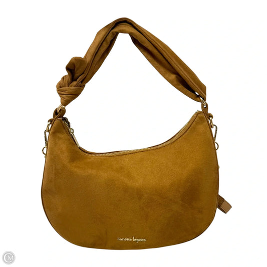 Faux Suede Handbag By Nanette Lepore, Size: Small