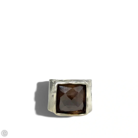 Dusk 'Til Dawn Sterling Silver & Smoky Quartz Ring By Silpada, Size: 10
