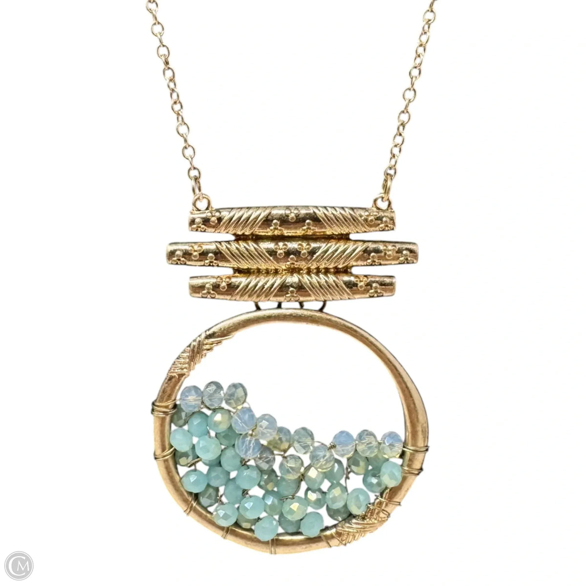 Bead Basket Statement Necklace