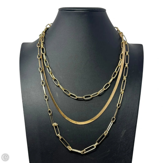 Gold Tone Layered Necklace