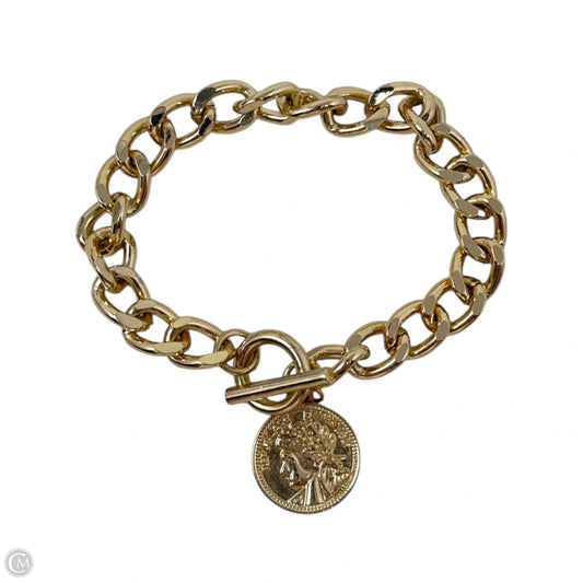 Faux Coin Toggle Bracelet