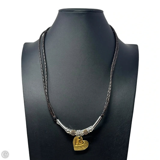 Two Tone Layered Braided Cord Necklace By Lizzy James