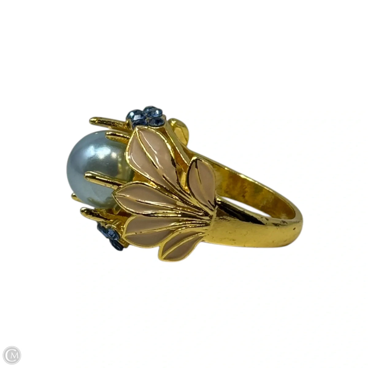 Art Nouveau Style Ring Statement, Size: 9