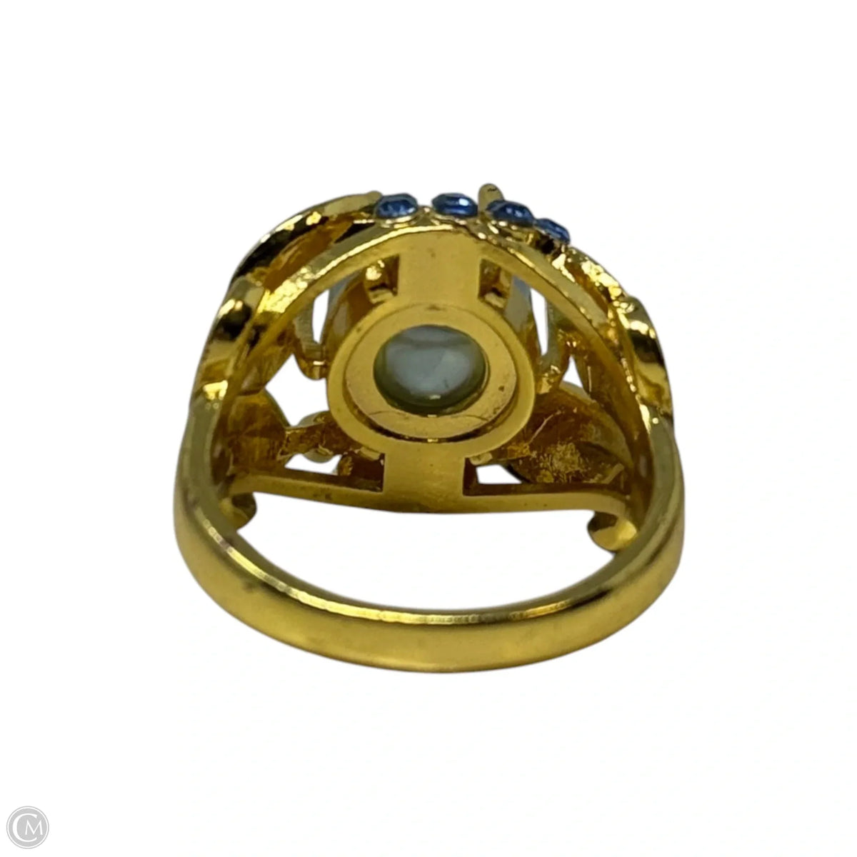 Art Nouveau Style Ring Statement, Size: 9