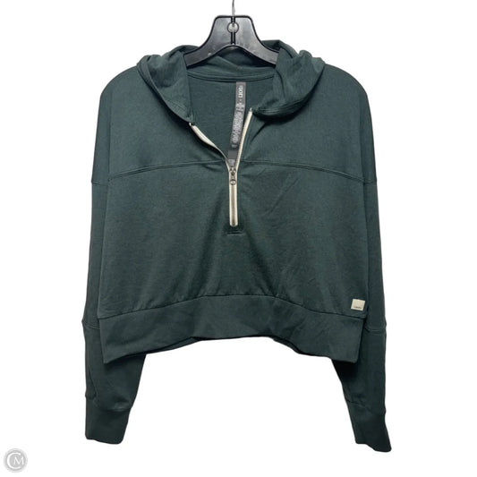 Half Zip Hoodie By Vuori In Green, Size: M