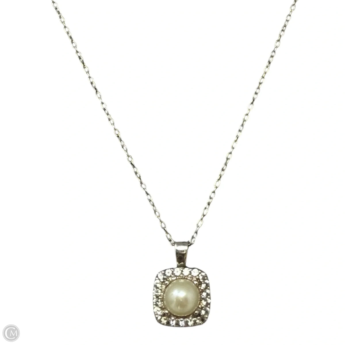Sterling Silver & Pearl Pendant Necklace