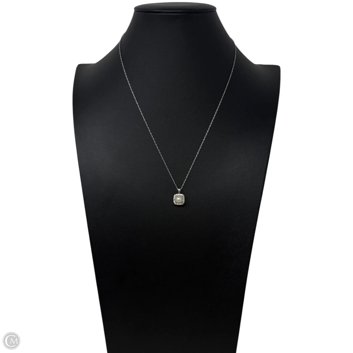 Sterling Silver & Pearl Pendant Necklace