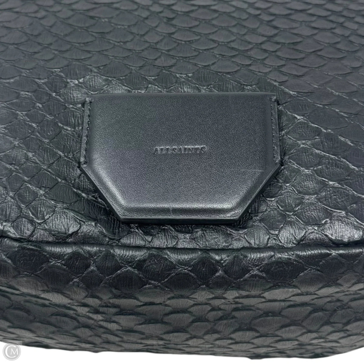 Madea Snake Embossed Handbag Designer By All Saints, Size: Large