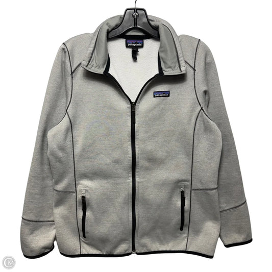Athletic Jacket By Patagonia In Grey, Size: Xl