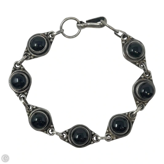 Onyx & Sterling Silver Bracelet