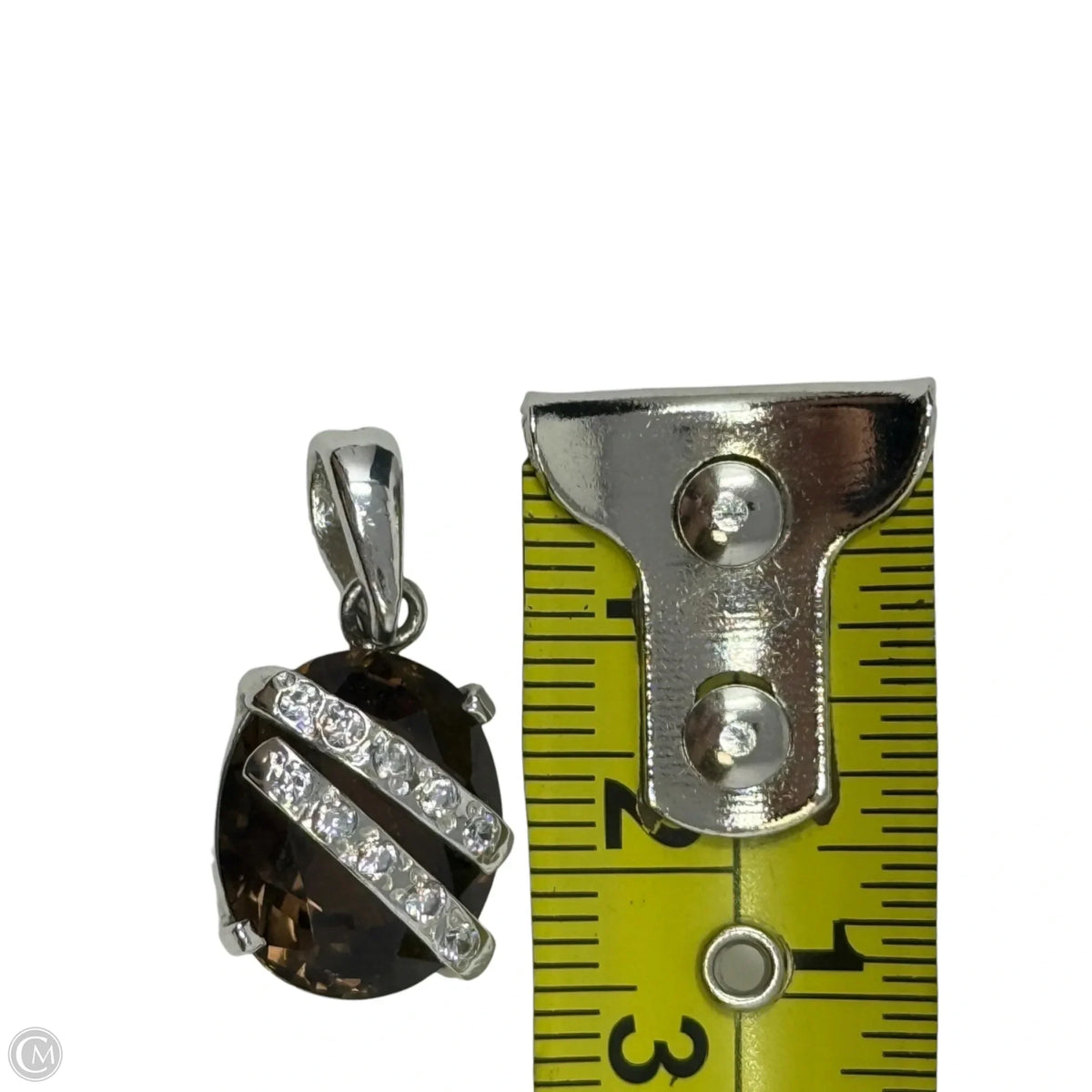 Sterling Silver & Smoky Quartz Pendant