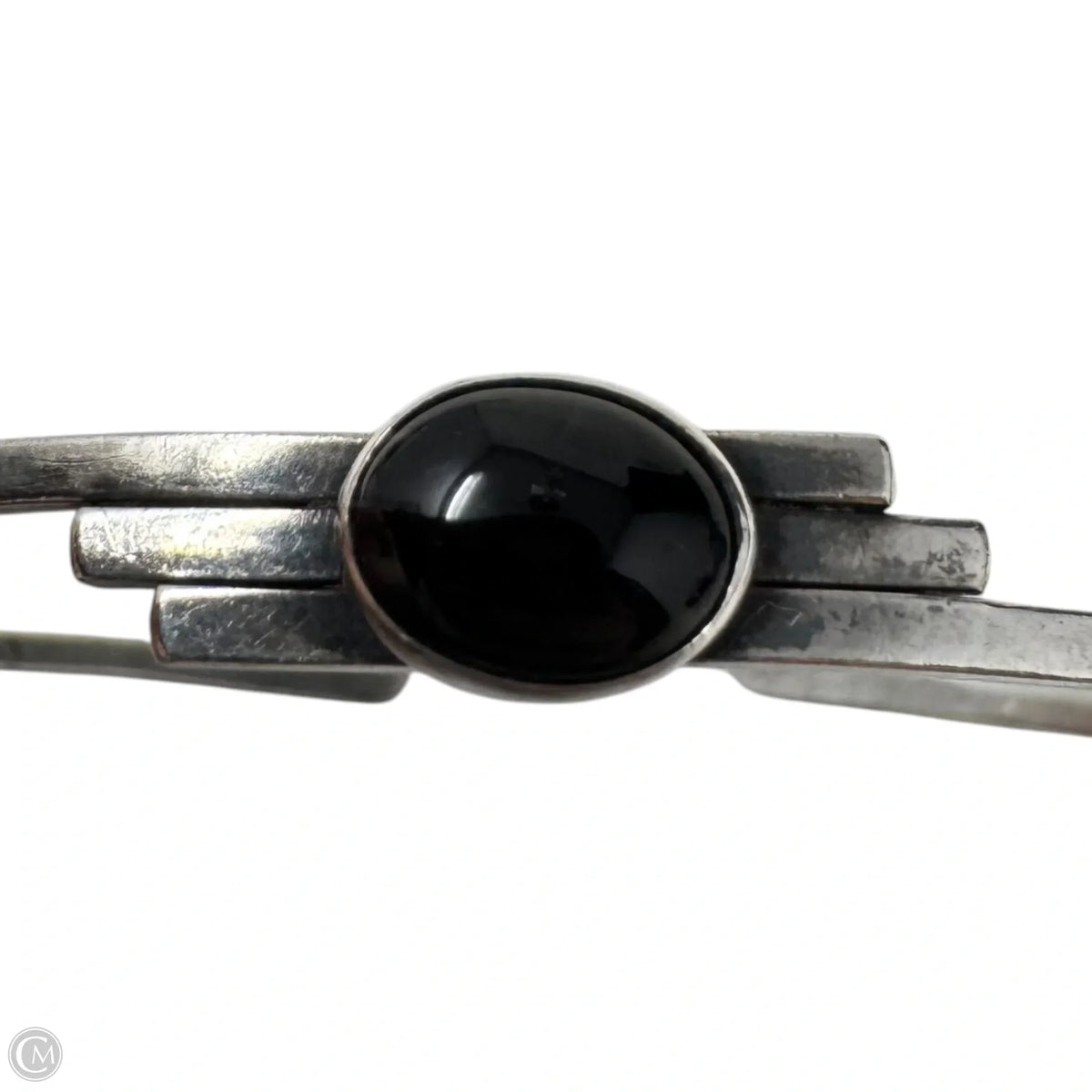 Onyx & Sterling Silver Cuff Bracelet