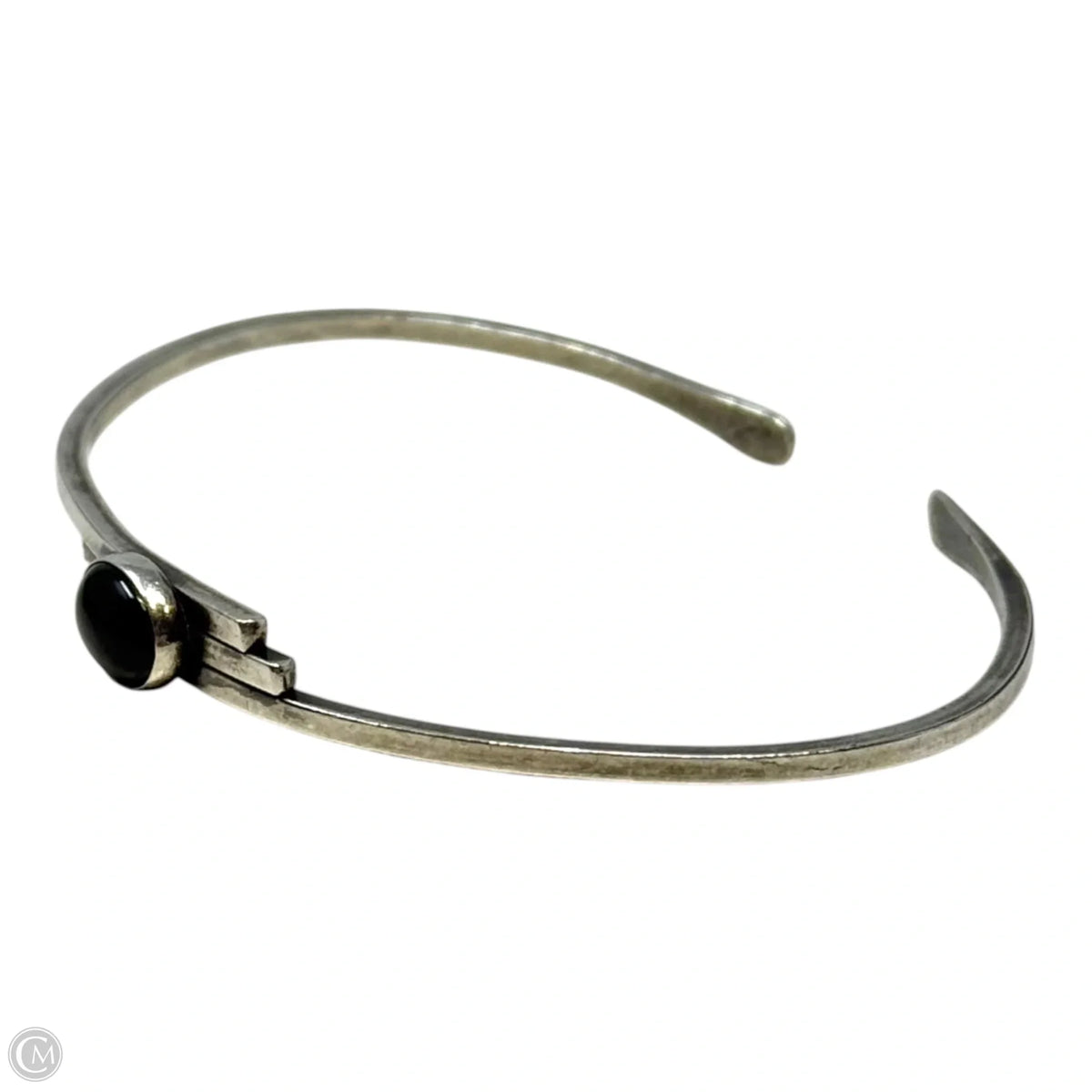 Onyx & Sterling Silver Cuff Bracelet