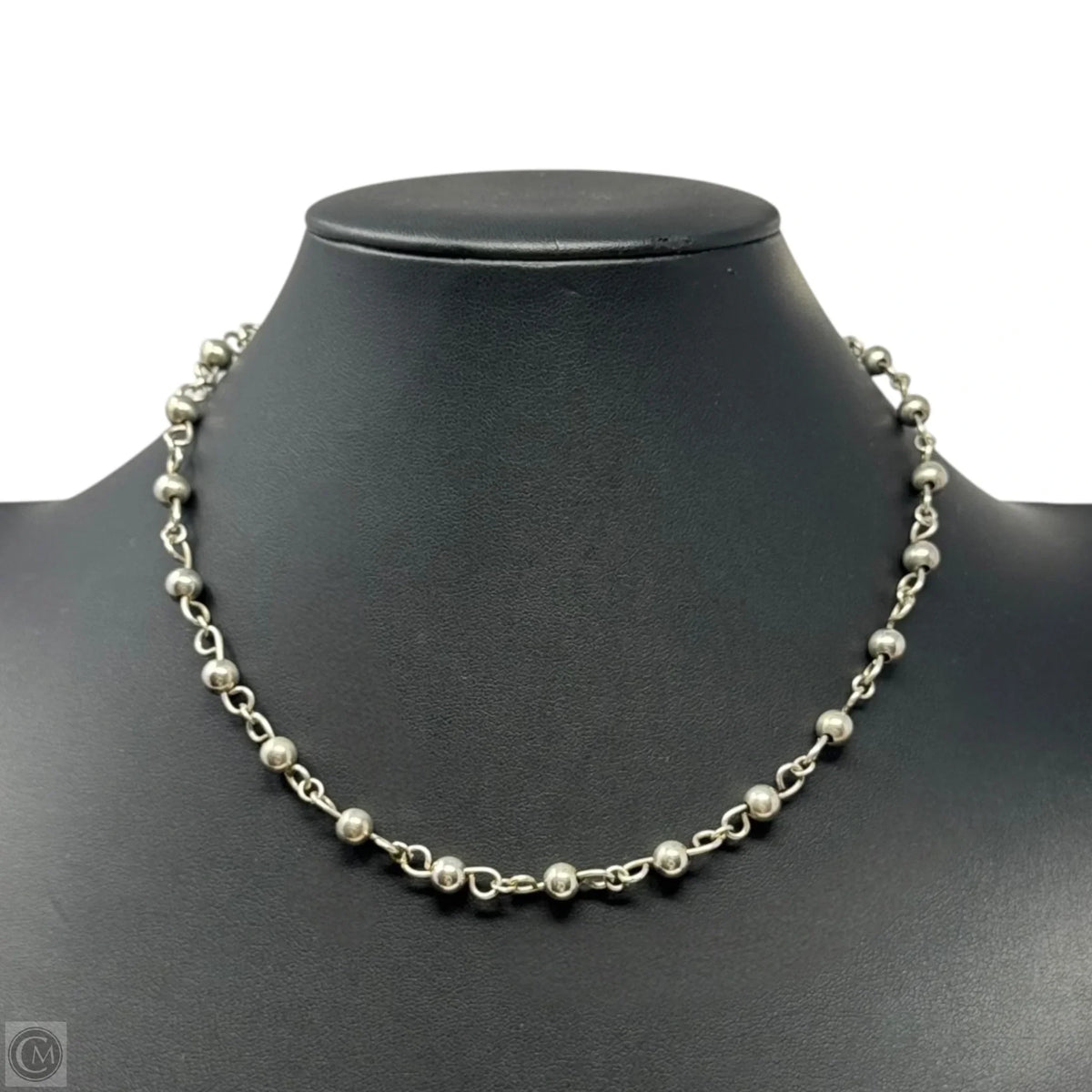 Sterling Silver Beaded Necklace
