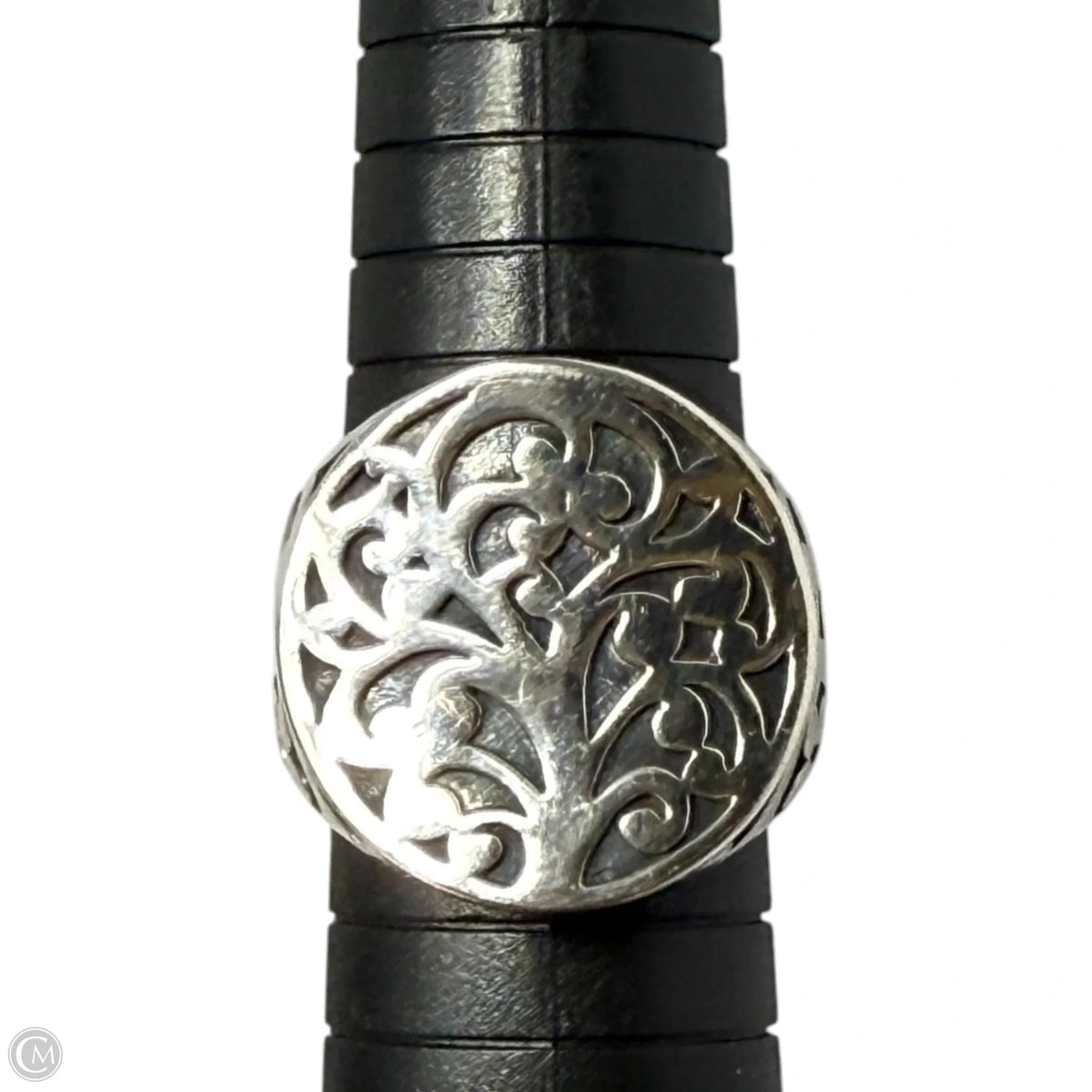 Silver Tone Tree Of Life Statement Rings, Size: 10