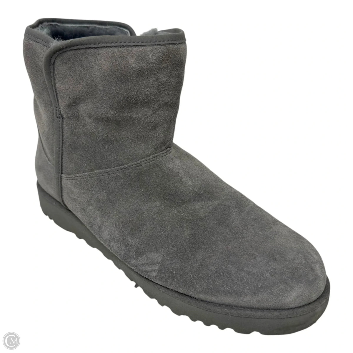 Cory Suede Boots Designer By Ugg In Grey, Size: 9