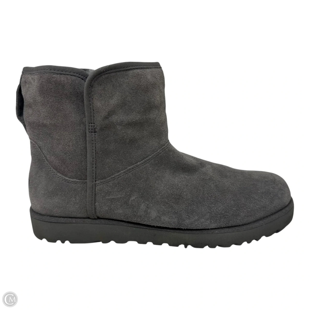 Cory Suede Boots Designer By Ugg In Grey, Size: 9