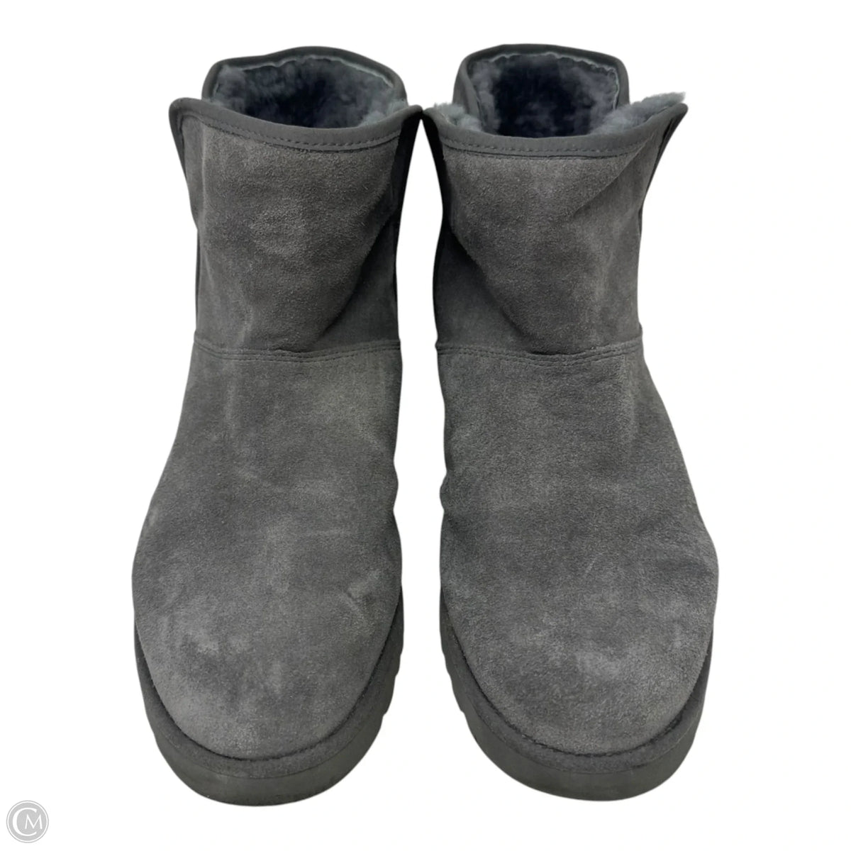 Cory Suede Boots Designer By Ugg In Grey, Size: 9