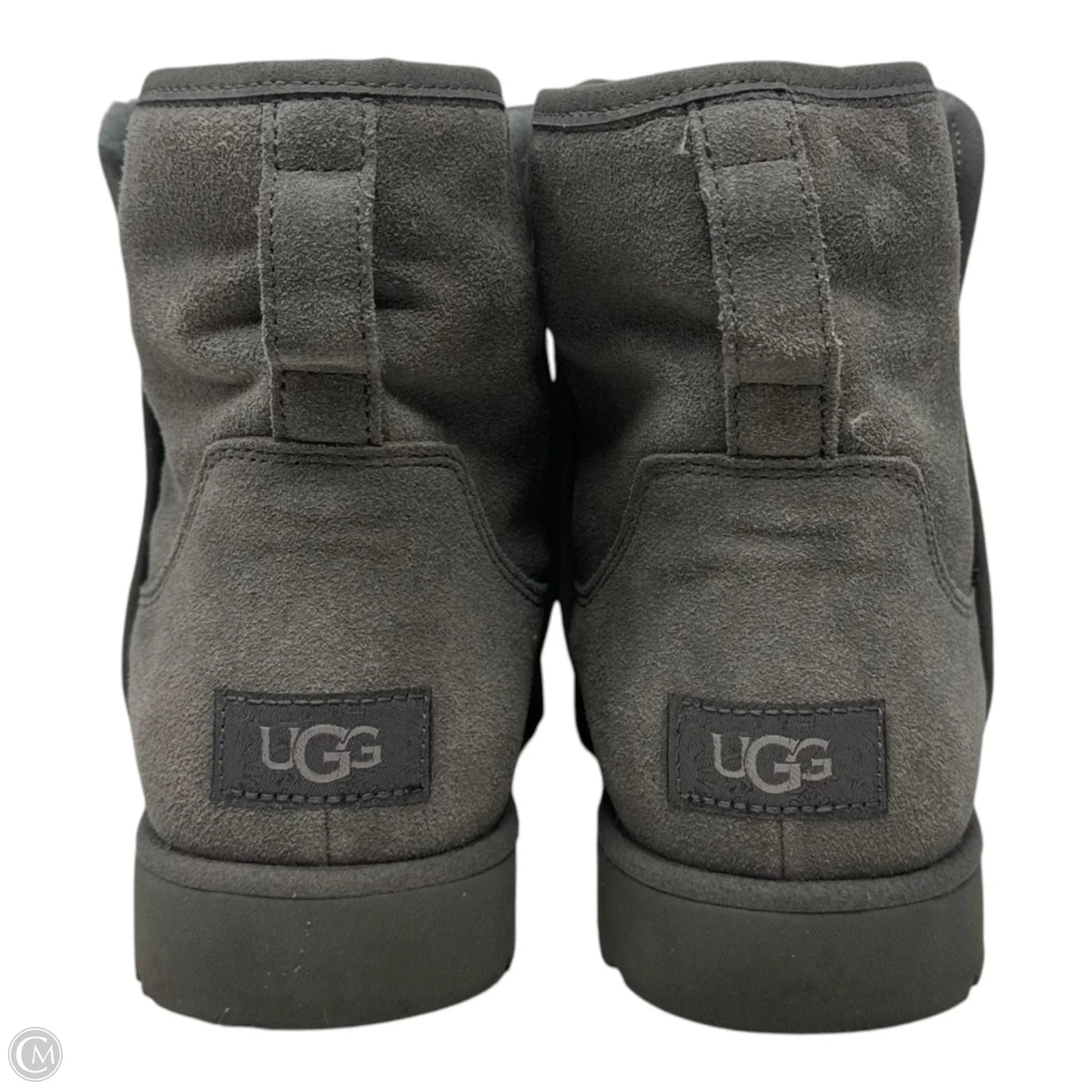 Cory Suede Boots Designer By Ugg In Grey, Size: 9