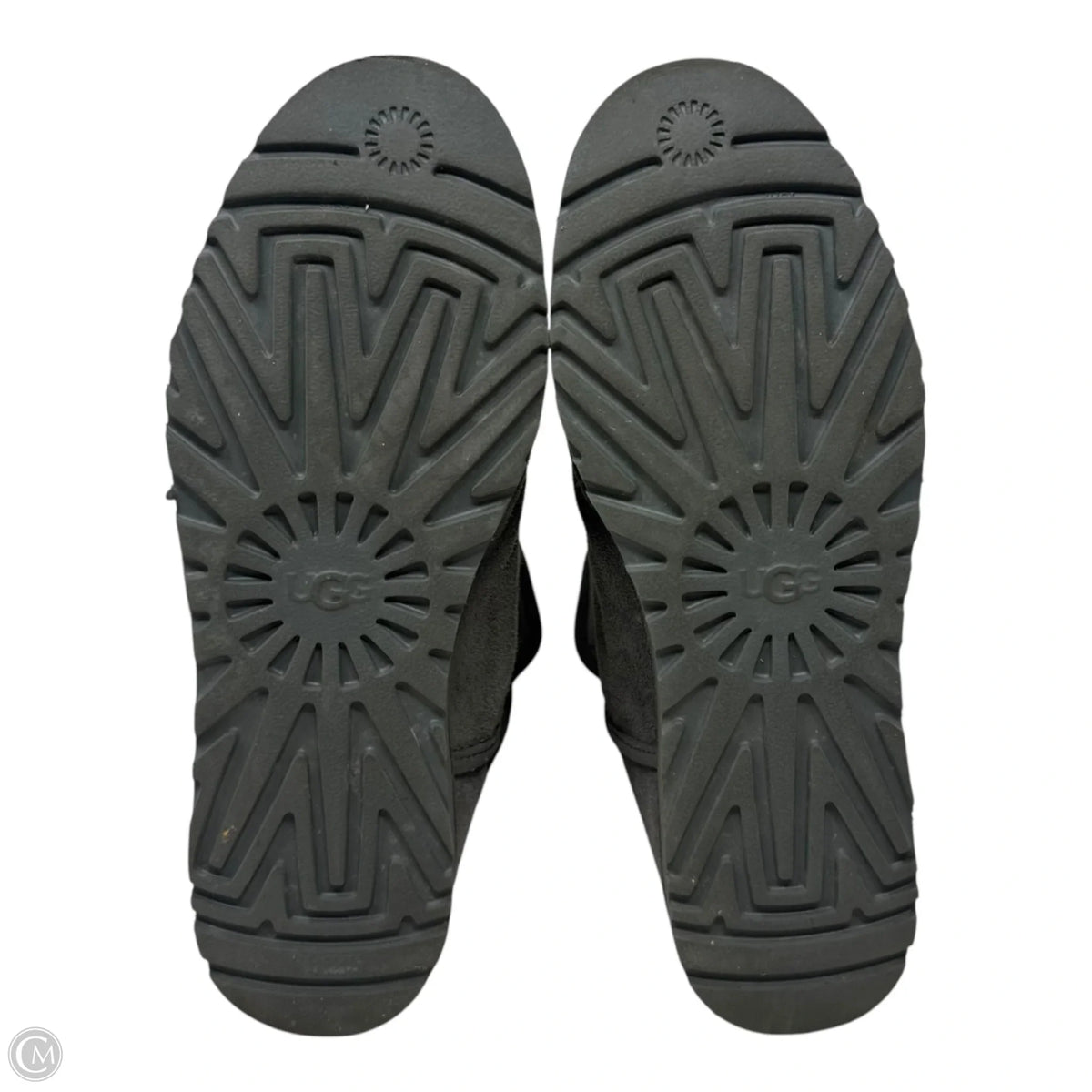 Cory Suede Boots Designer By Ugg In Grey, Size: 9