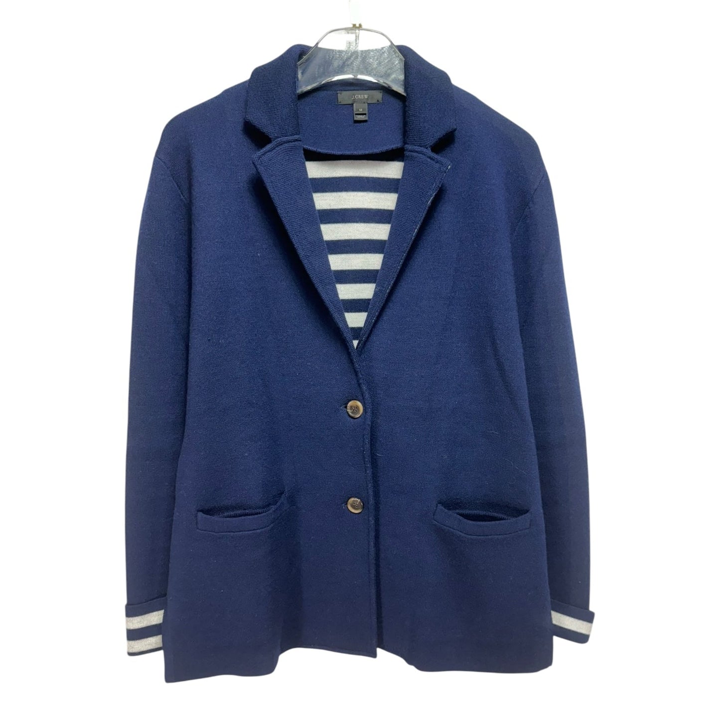 Knit Blazer By J. Crew In Navy, Size: M