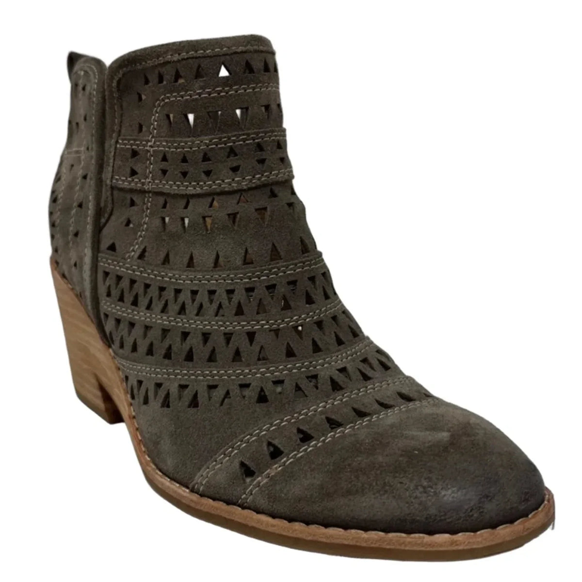 Sallie suede cut-out Ankle Booties By Sofft In Brown, Size: 9