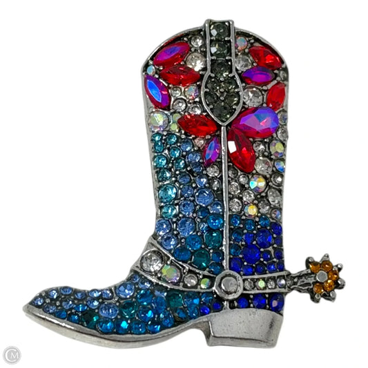 Boot Rhinestone Pin