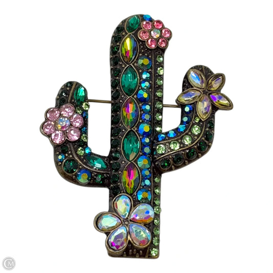 Cactus Rhinestone Pin