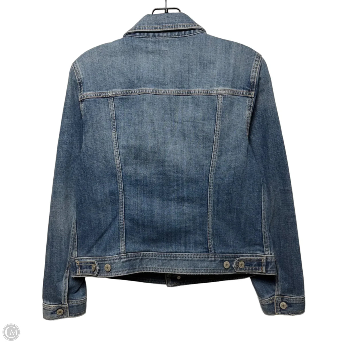 Jacket Denim By Talbots In Blue Denim, Size: M