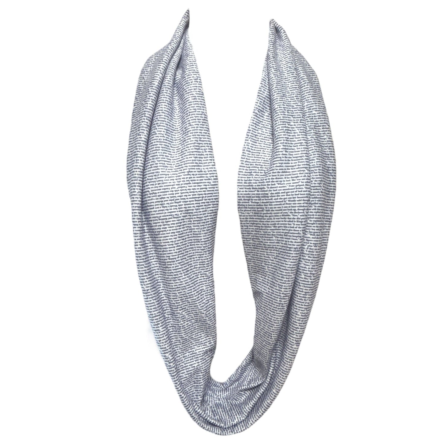 Pride & Prejudice Text Infinity Scarf By Unbranded