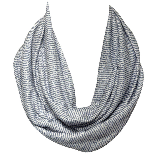 Pride & Prejudice Text Infinity Scarf By Unbranded