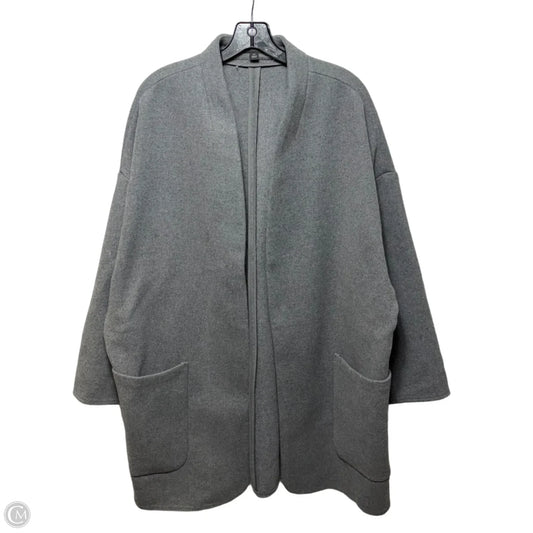 Coat By Ann Taylor In Grey, Size: Xlp