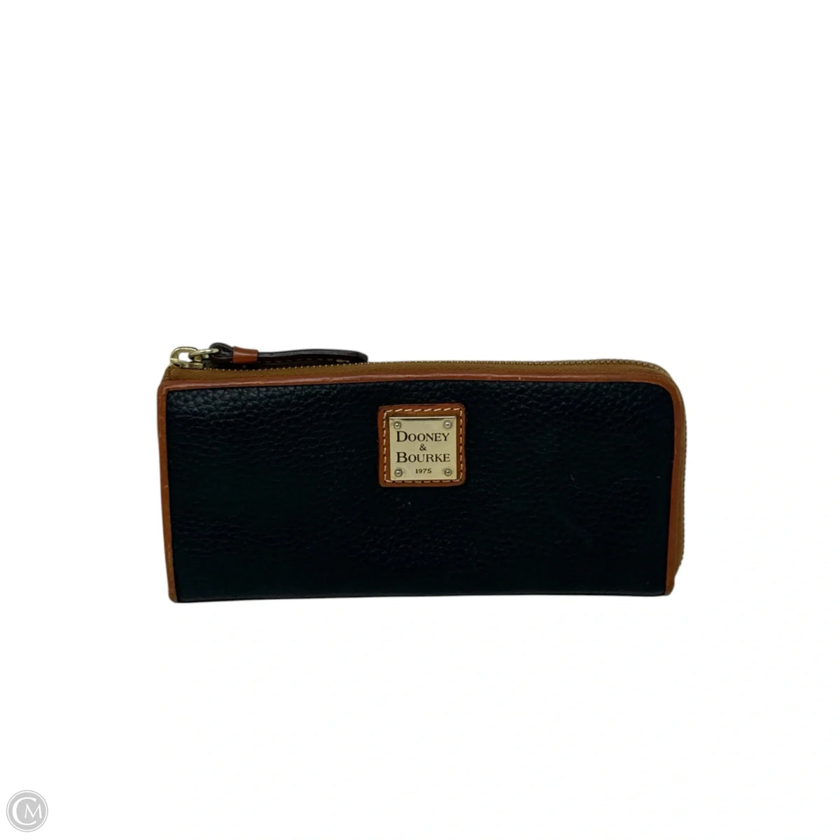 Pebble Grain Zip Clutch Wallet Designer By Dooney And Bourke, Size: Medium