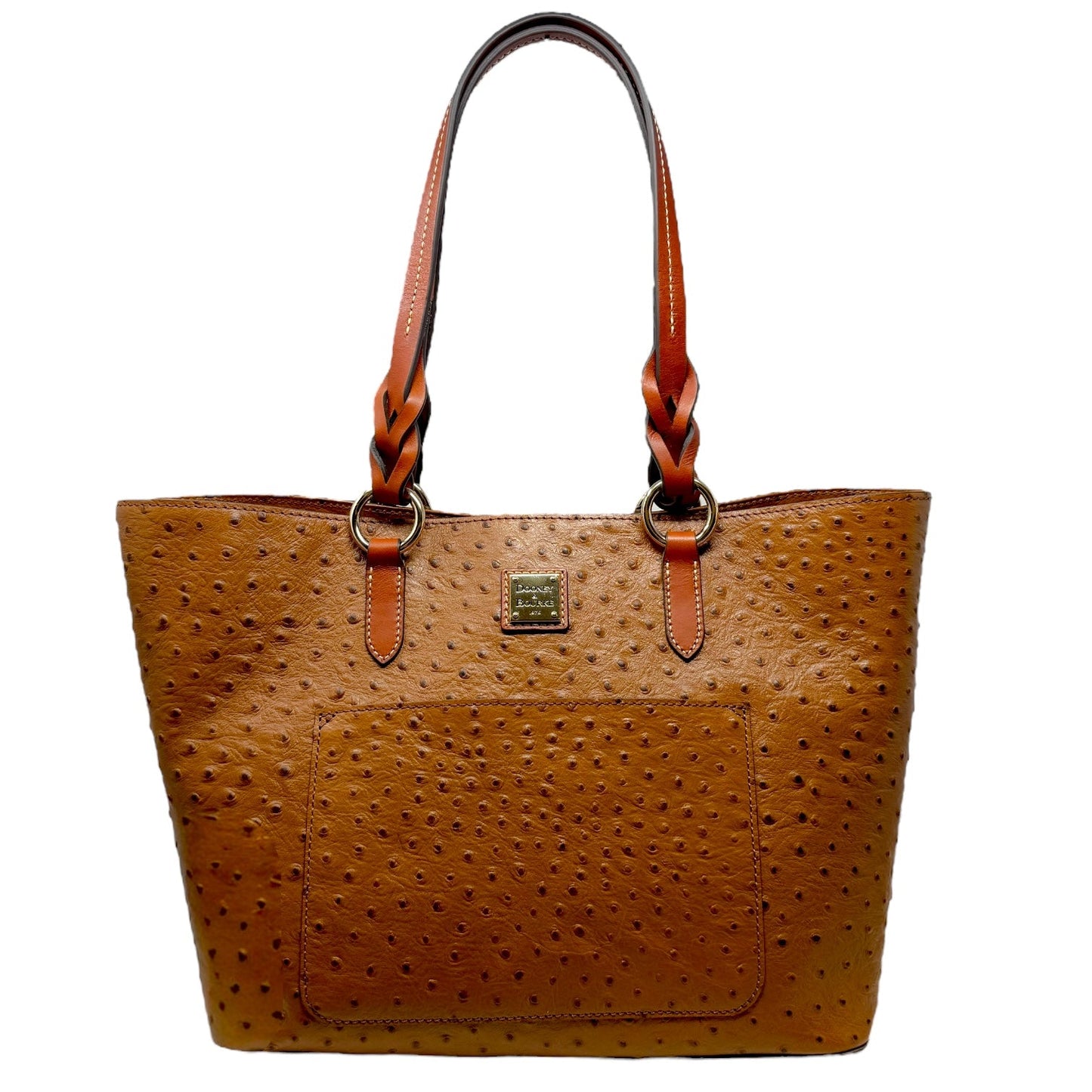 Ostrich Tammy Tote Designer By Dooney And Bourke, Size: Large