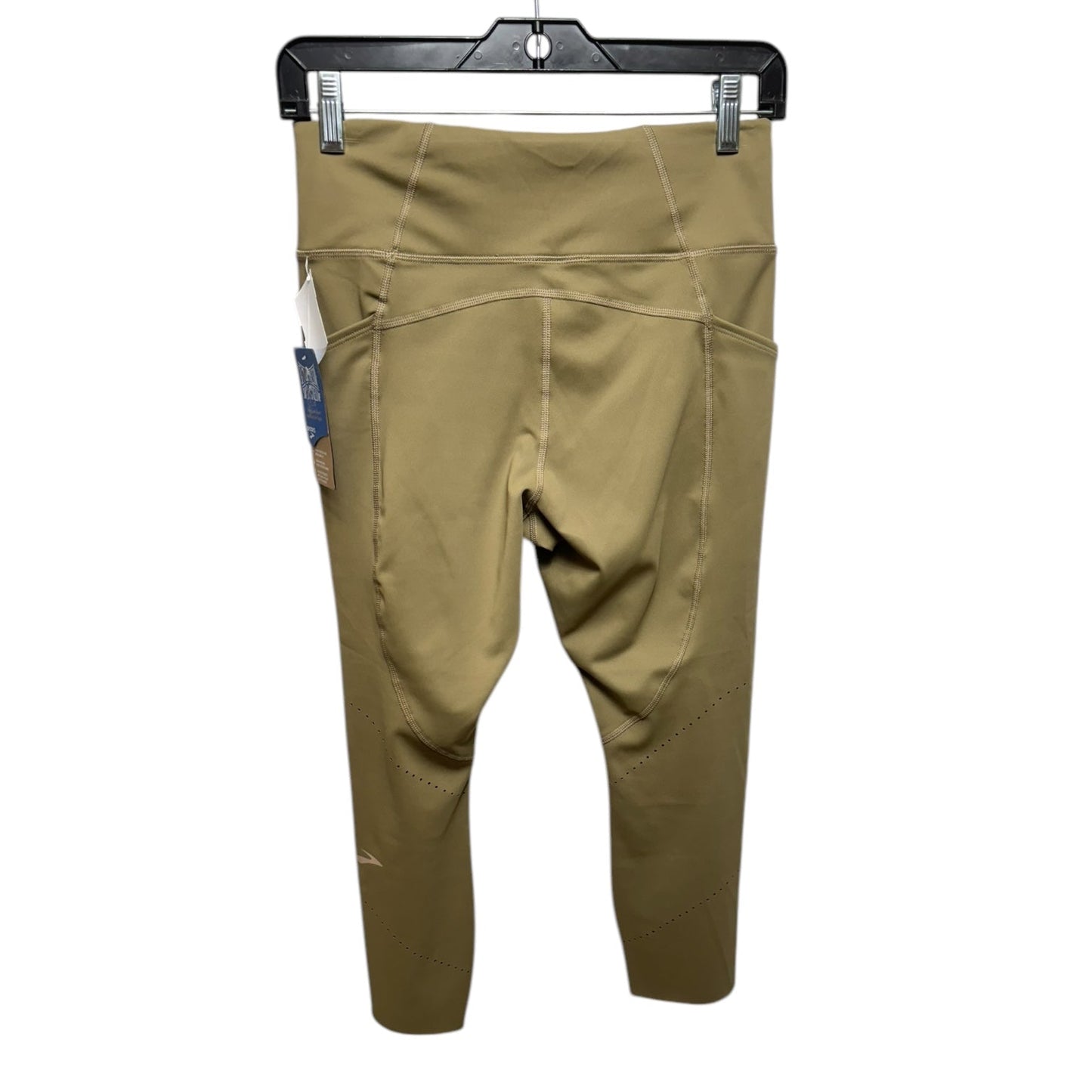 Athletic Capris By Brooks In Tan, Size: M