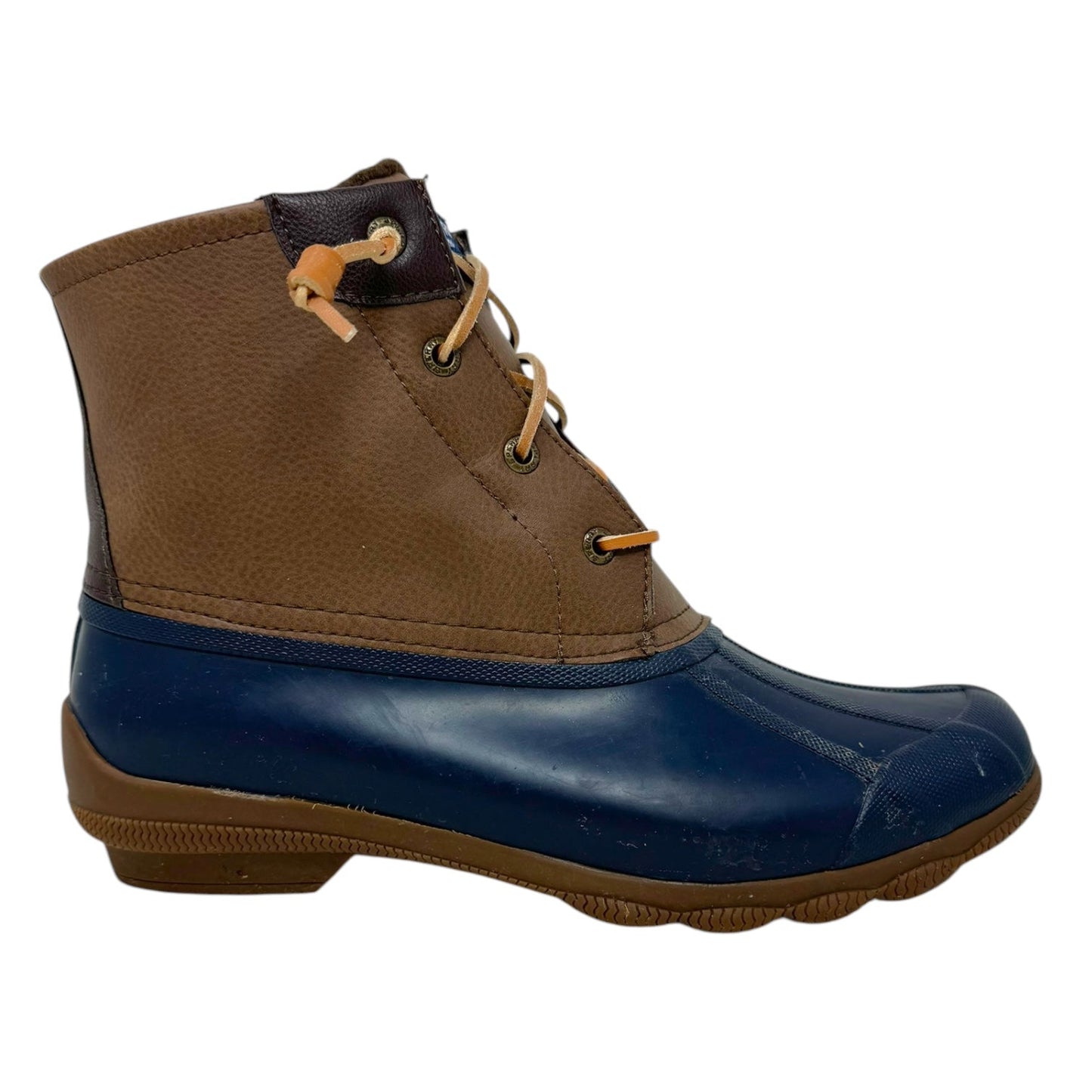 Syren Gulf Duck Boot By Sperry In Blue & Brown, Size: 9.5