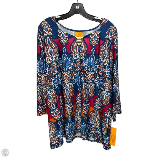 Top Long Sleeve By Ruby Rd In Multi-colored, Size: 2x