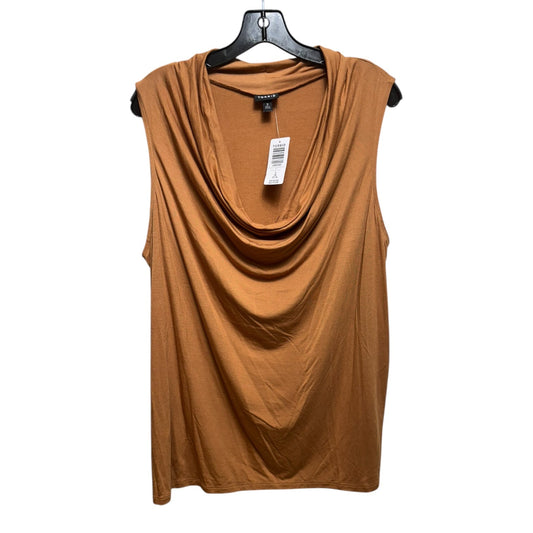 Cowl Neck Top Sleeveless By Torrid In Bronze, Size: 3x