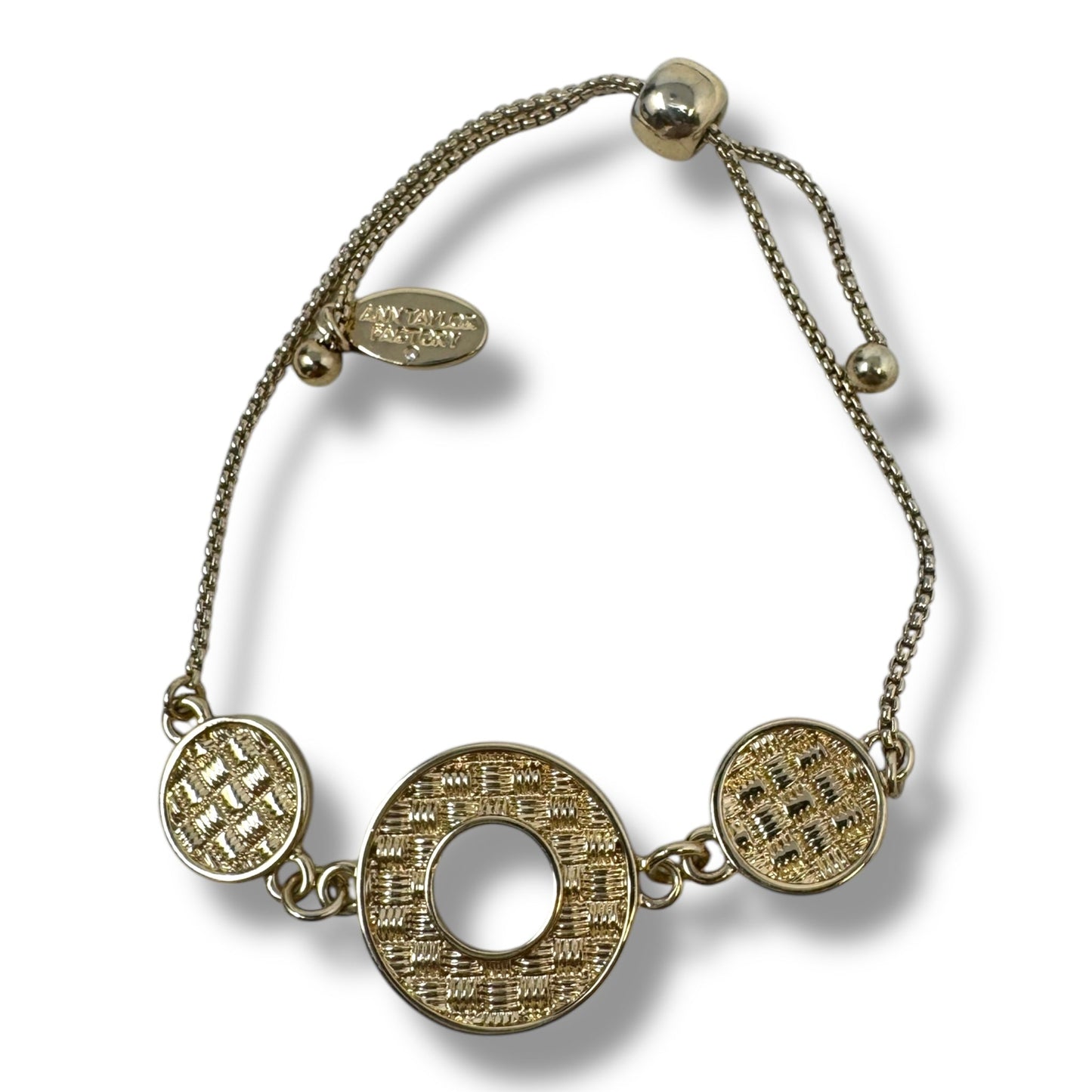 Textured Disc Bracelet By Ann Taylor