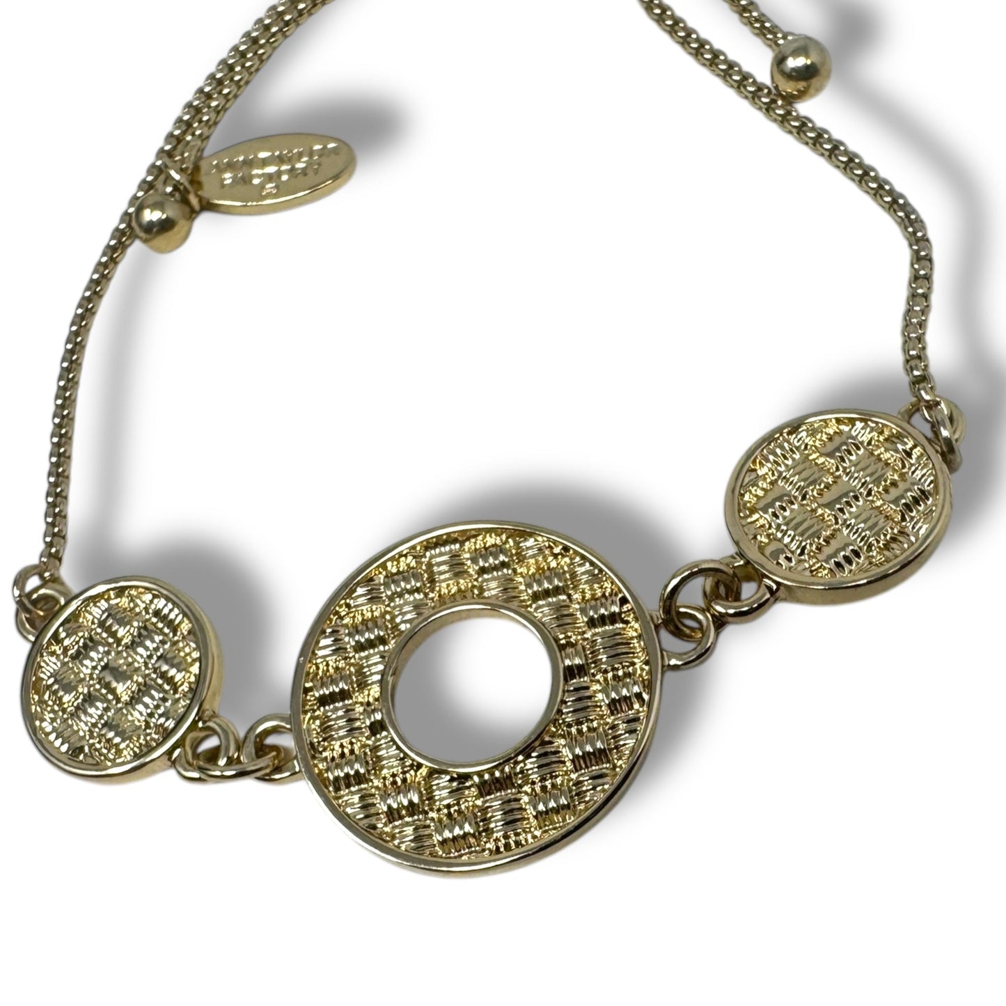 Textured Disc Bracelet By Ann Taylor