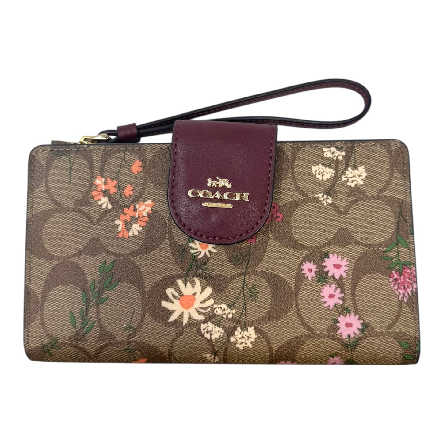 Wildflower Tech Wallet Designer By Coach, Size: Medium