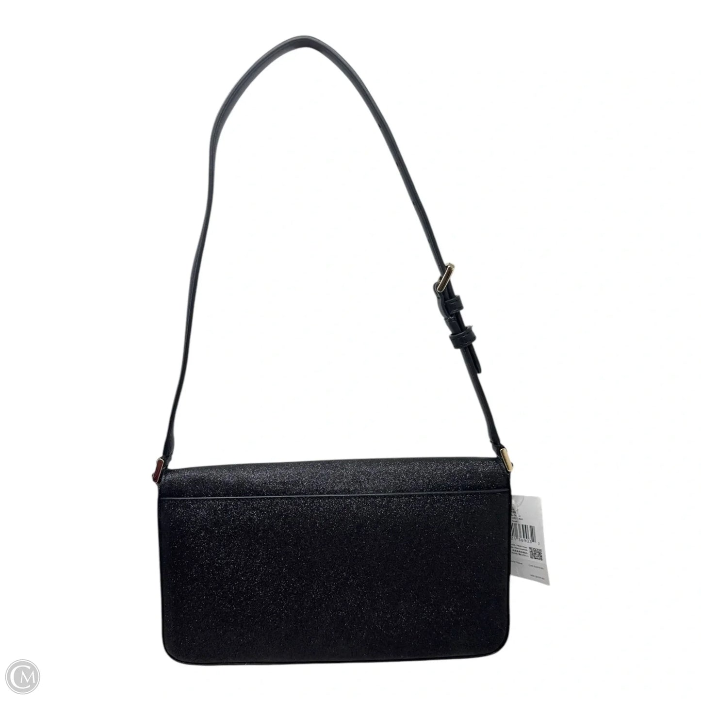 Glitter Flap Shoulder Handbag Designer By Kate Spade, Size: Medium